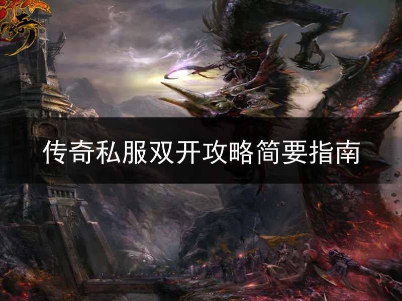 传奇私服双开攻略简要指南